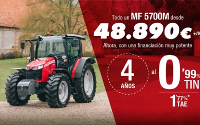 Oferta especial en el Massey Ferguson 5700M Dyna 12×12 con financiación